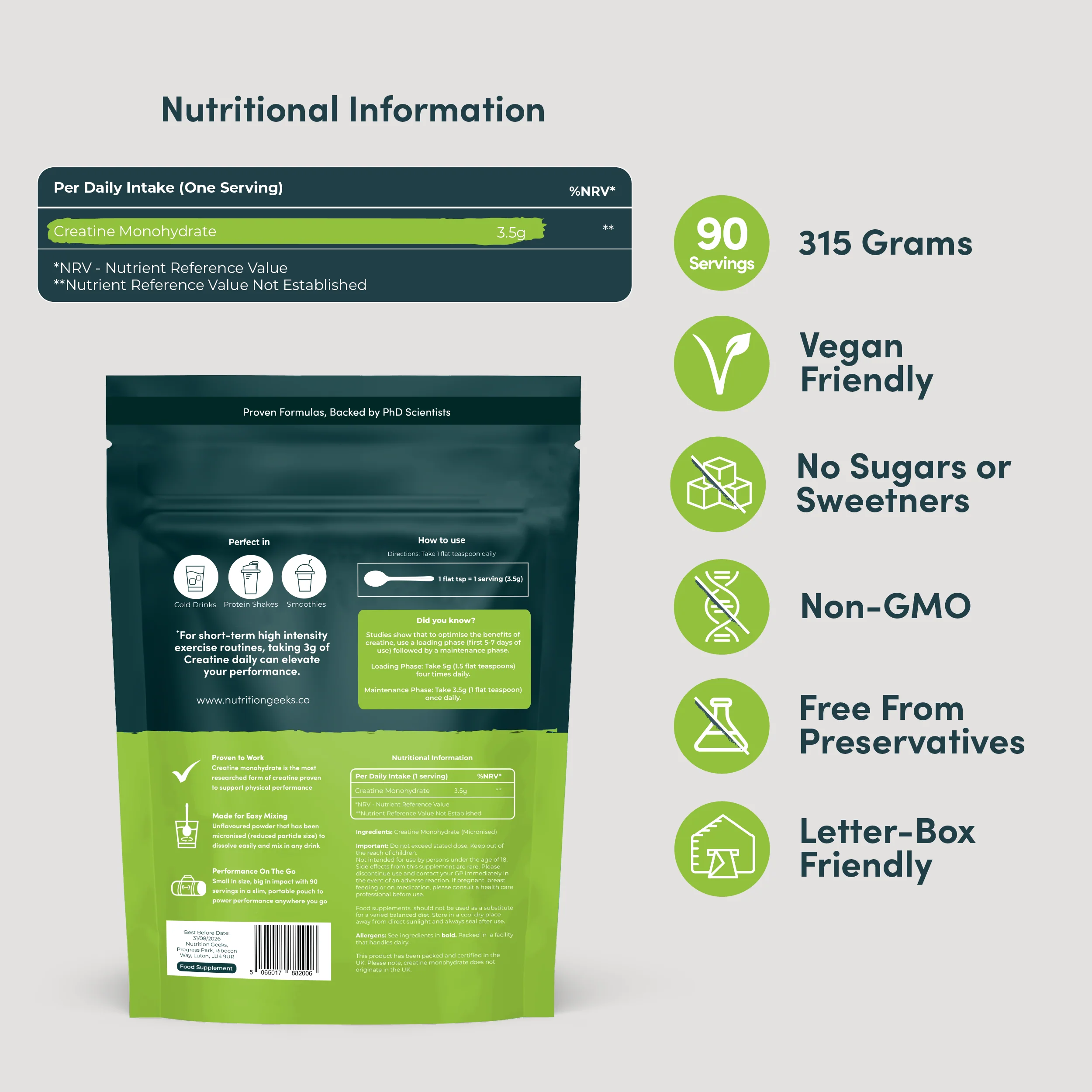 Pure Creatine Monohydrate Powder - Image 3